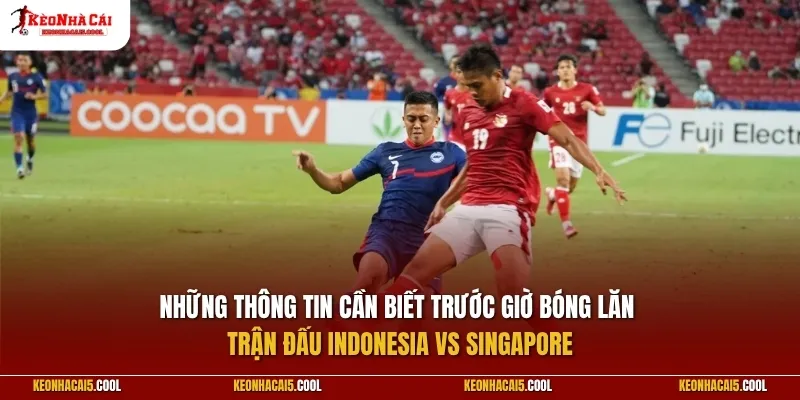 Những thông tin cần biết trước giờ bóng lăn Indonesia vs Singapore